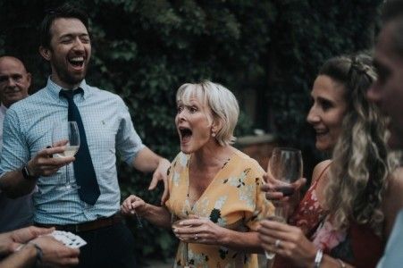 Neon light against a wall